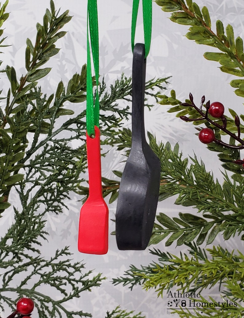 Cooking Ornament / Frying Pan and Spatula Christmas Decoration Etsy