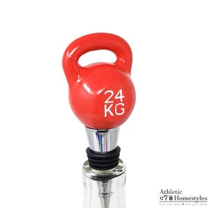 Kettlebell Wine Stopper / Crossfit WOD Bottle Stopper / Valentine's Day Gift / Bodybuilding Gift / Christmas Present / Crossfit Decor image 3