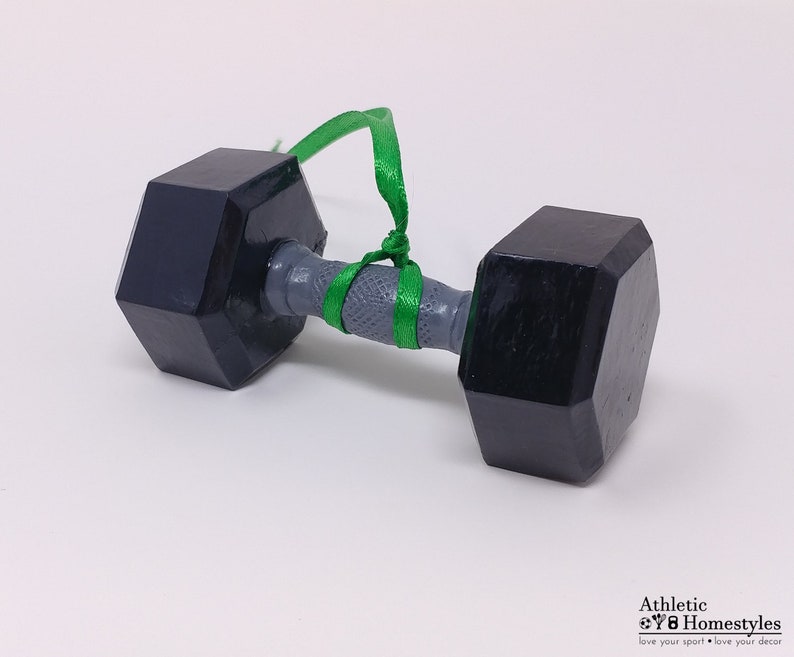 Dumbbell Christmas Ornament / Powerlifting Decoration / | Etsy