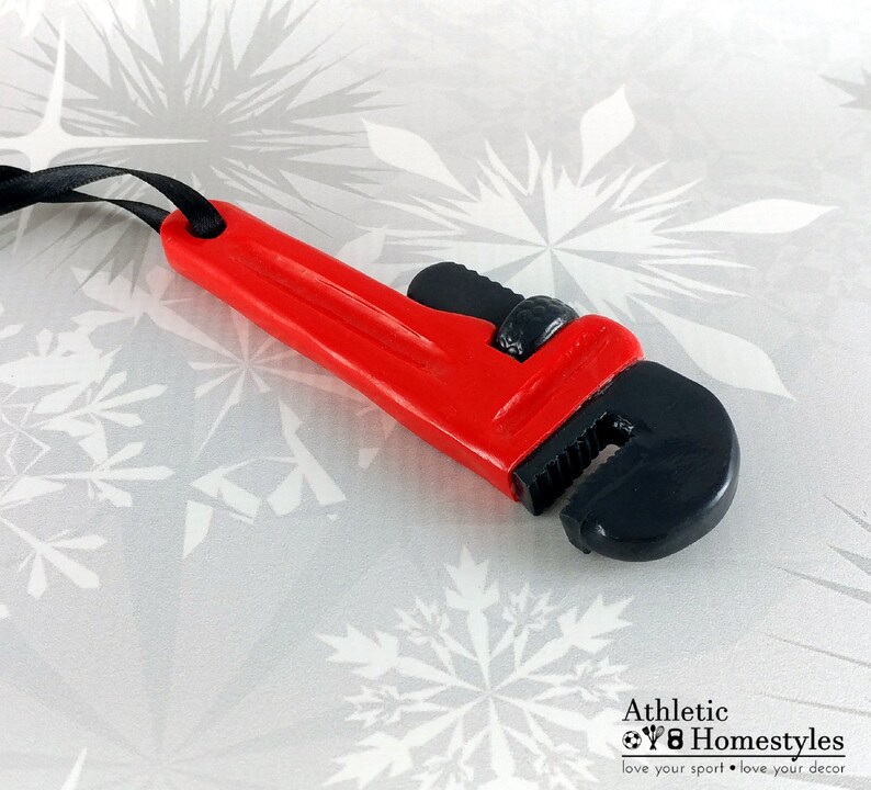 Pipe Wrench Christmas Ornament / Pipefitter / Steamfitter / Etsy
