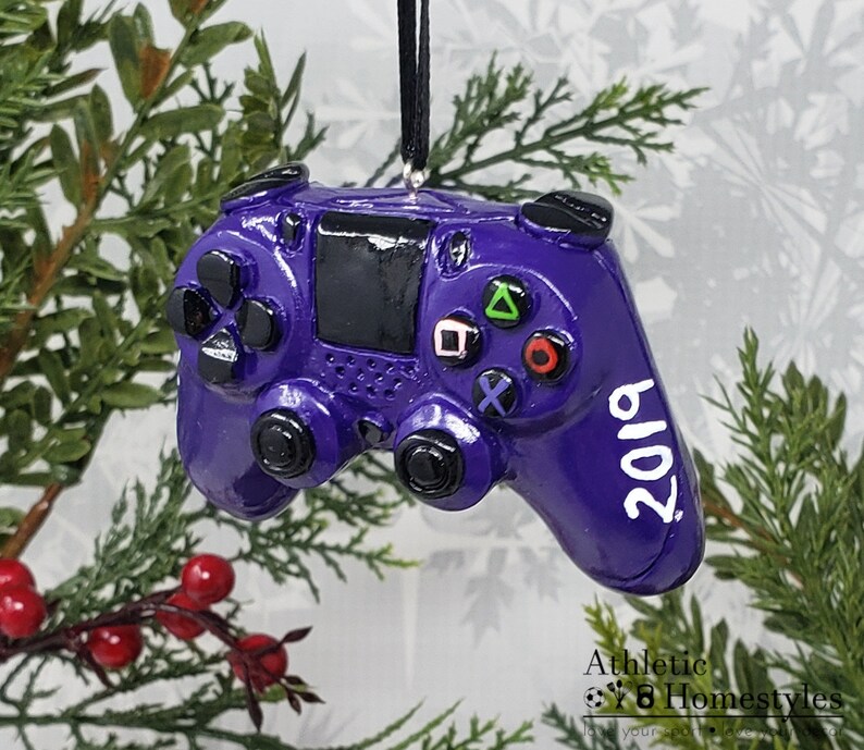 PS4 Controller Ornament / Video Games Christmas Gaming Etsy