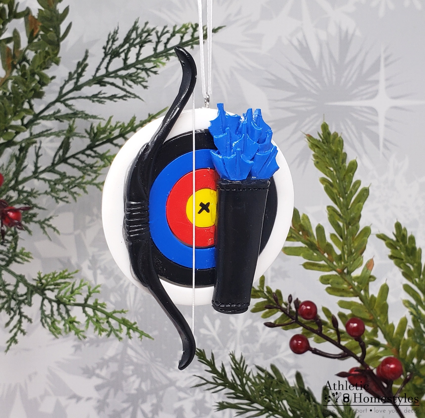 Archery Ornament / Outdoor Sports Decoration / Recurve Bow Etsy