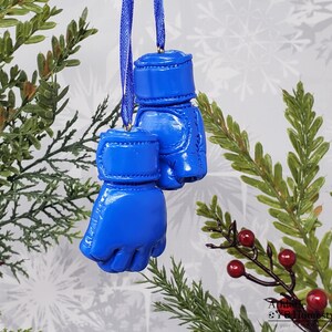 MMA Gloves Ornament - Mixed Martial Arts Christmas Decoration / UFC Gift / Christmas Ornament / Housewarming Gift / Sport Lover / UFC Decor image 2