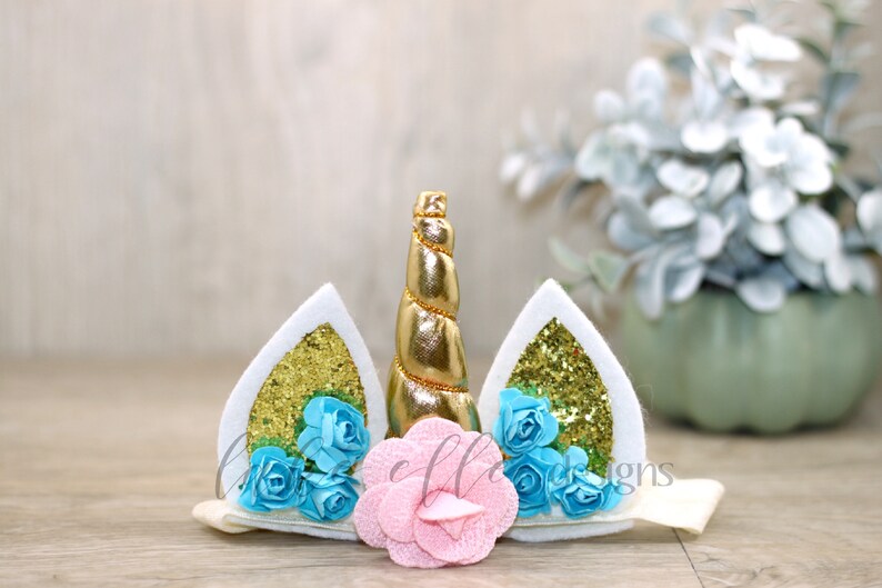 GIFT Photoshoot Prop Unicorn Birthday Party Unicorn Smash Cake Baby Unicorn Headband Toddler Unicorn headband Infant Unicorn Headband