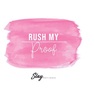 RUSH MY PROOF, Add-On for Digital Printable Items - First Proof Sent Within 24 Hours