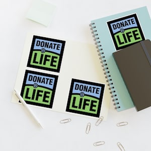 Donate Life Stickers