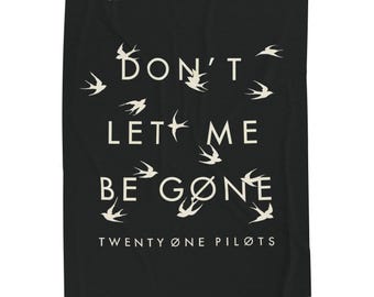 Twenty One Pilots "Goner" Lyrics Velveteen Plush Blanket