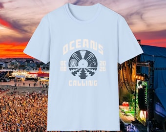 Oceans Calling Inspired 2026 Shirt, Ocean City Maryland Music Festival Tee, Beach Festival Lineup Style T-Shirt, Summer Concert Graphic Tee