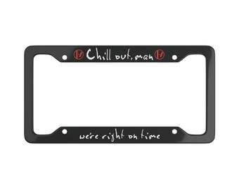 Midwest Indigo License Plate Frame | Tyler's Handwriting | Twenty One Pilots