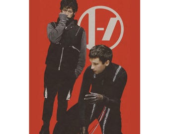 Twenty One Pilots Poster: Breach Album, Semi-Gloss Music Memorabilia