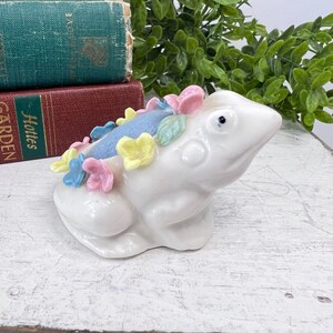 Blue Porcelain Frog - Etsy display picture 3