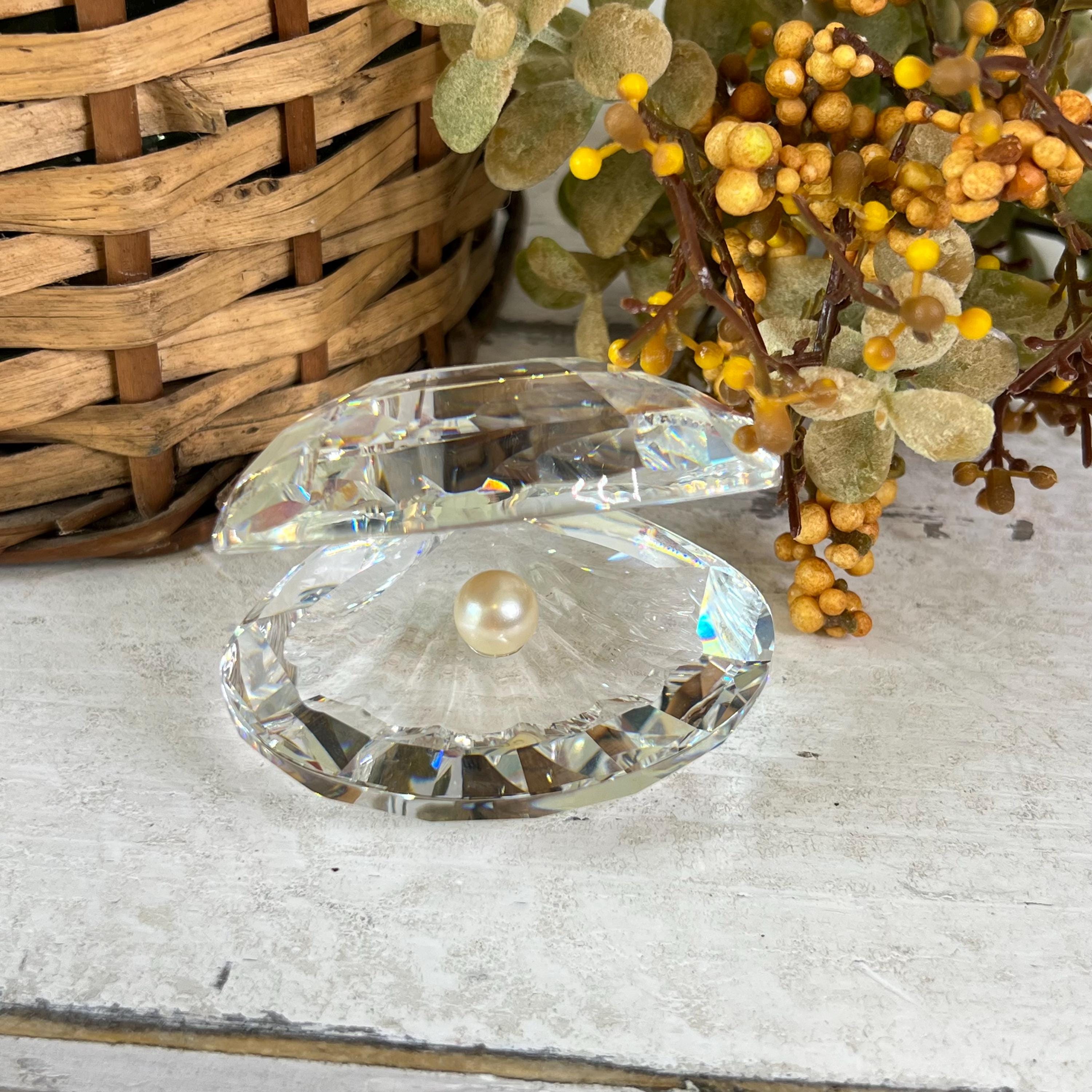 Swarovski Clam Shell With Pearl - Etsy