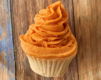 Pumpkin Pie Cupcake, Pumpkin Pie Soap, All Natural Pumpkin Soap, Pumpkin Soap, Pumpkin spice soap