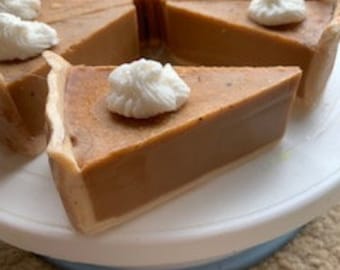 Pumpkin Pie, Pumpkin Pie Soap, All Natural Handmade, Vegan Soap, Thanksgiving Soap, Fall Soap, Fall Gift, Holiday gift