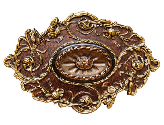 Ceiling Medallion Golden Diamond 20 In X 30 1 2 In Etsy