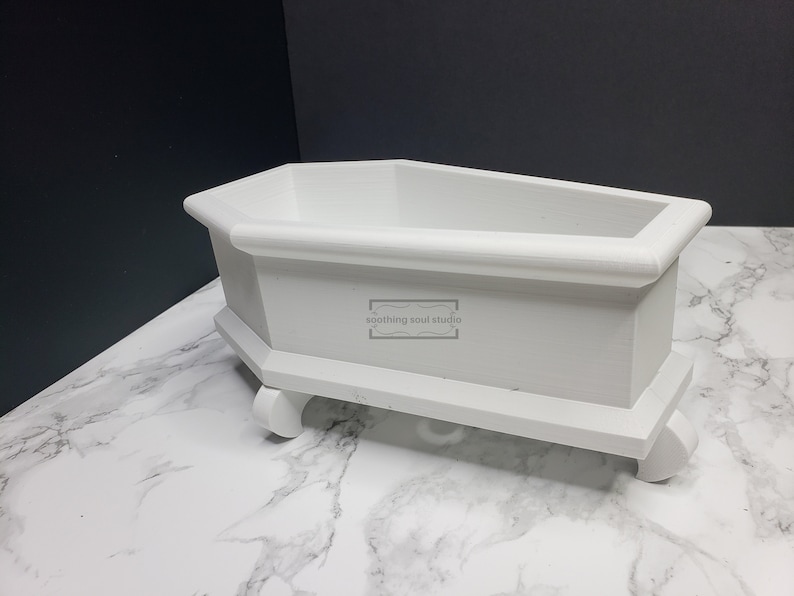 Coffin Mini Planter & Stand Goth Succulent Planter Decor image 7