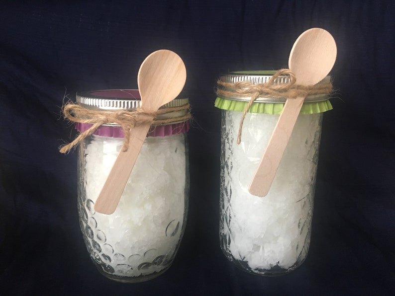 Handmade Epsom Salt Body Scrub 8/12 Oz Exfoliating Coconut & Etsy