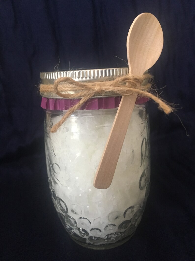 Handmade Epsom Salt Body Scrub 8/12 Oz Exfoliating Coconut & Etsy