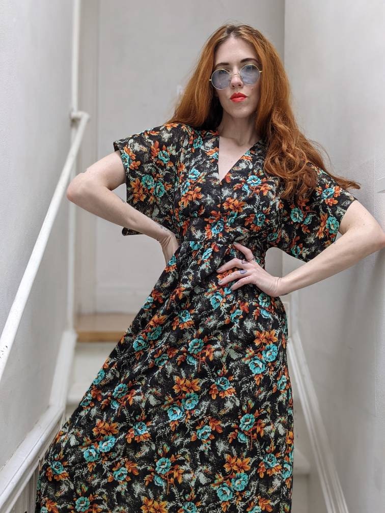 Kimono Sleeve Dress Etsy Canada