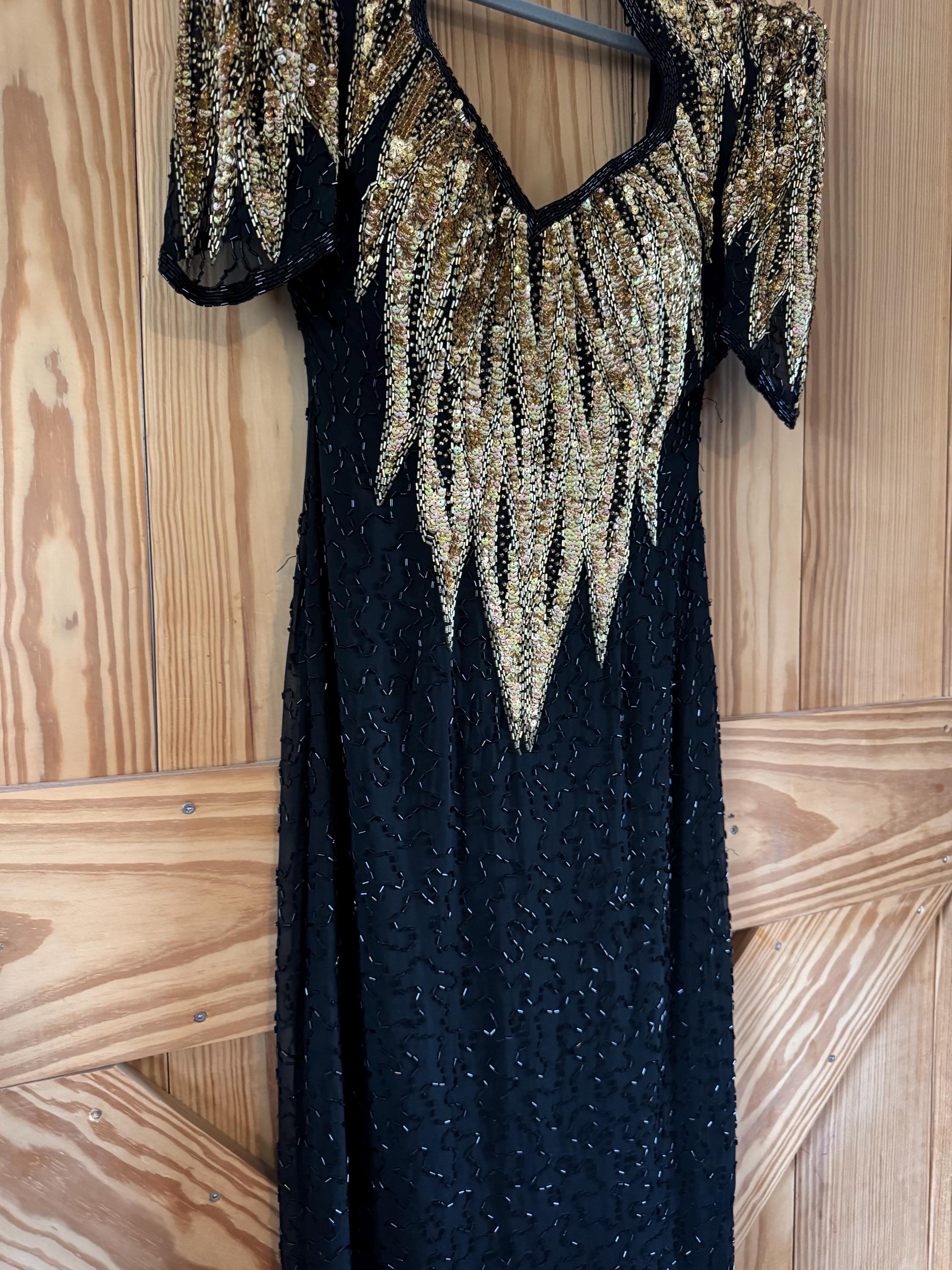 80s Gold Prom Dress - Etsy