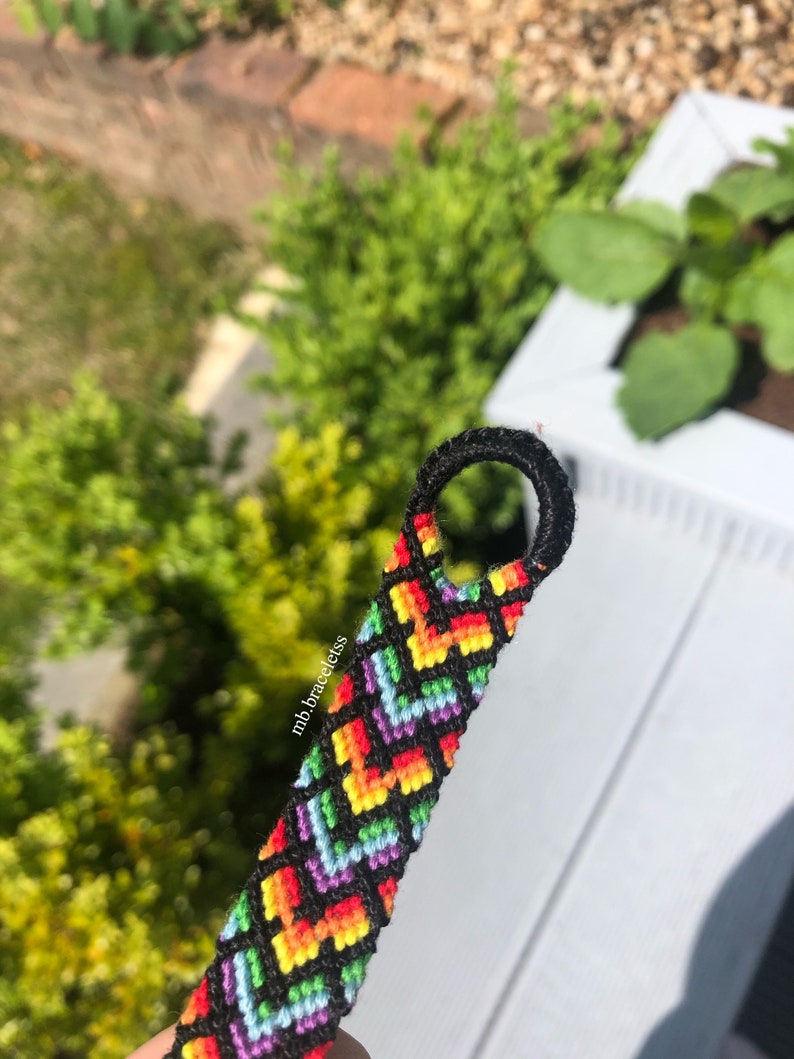 Rainbow Pride friendship bracelet