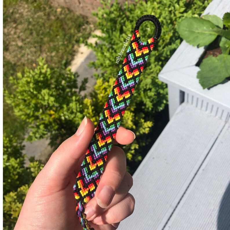 Rainbow Pride friendship bracelet
