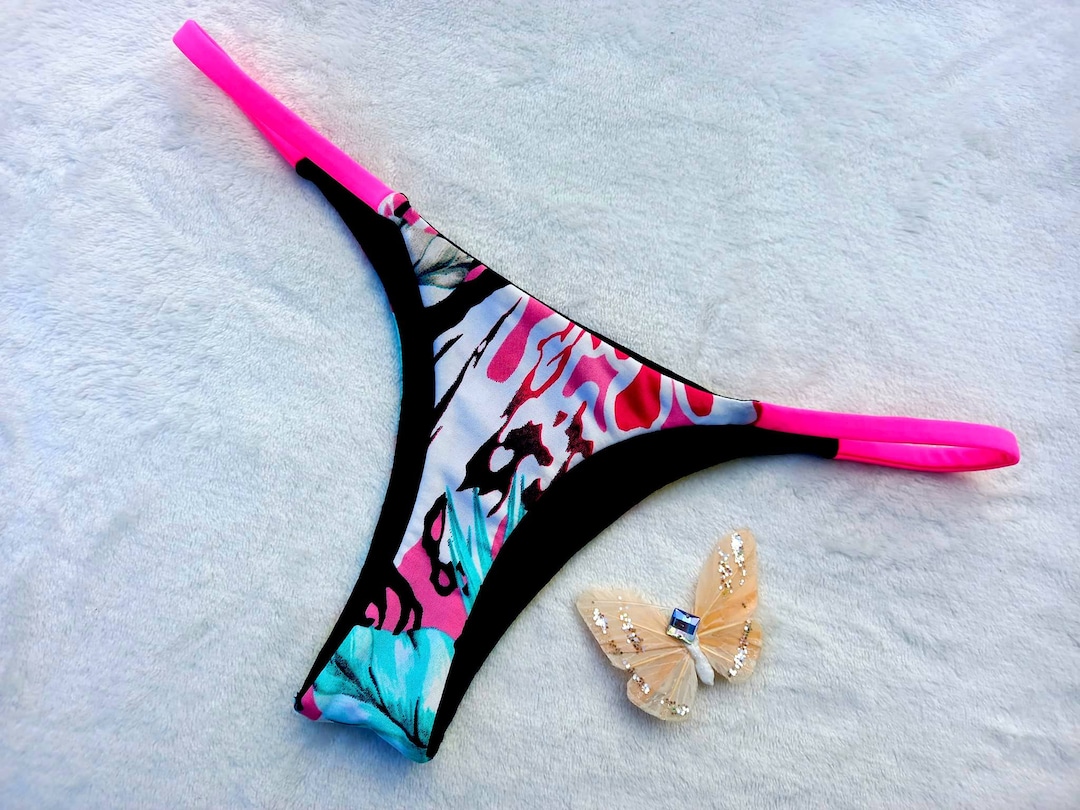 Seamless Cotton String Thong Panties - Etsy