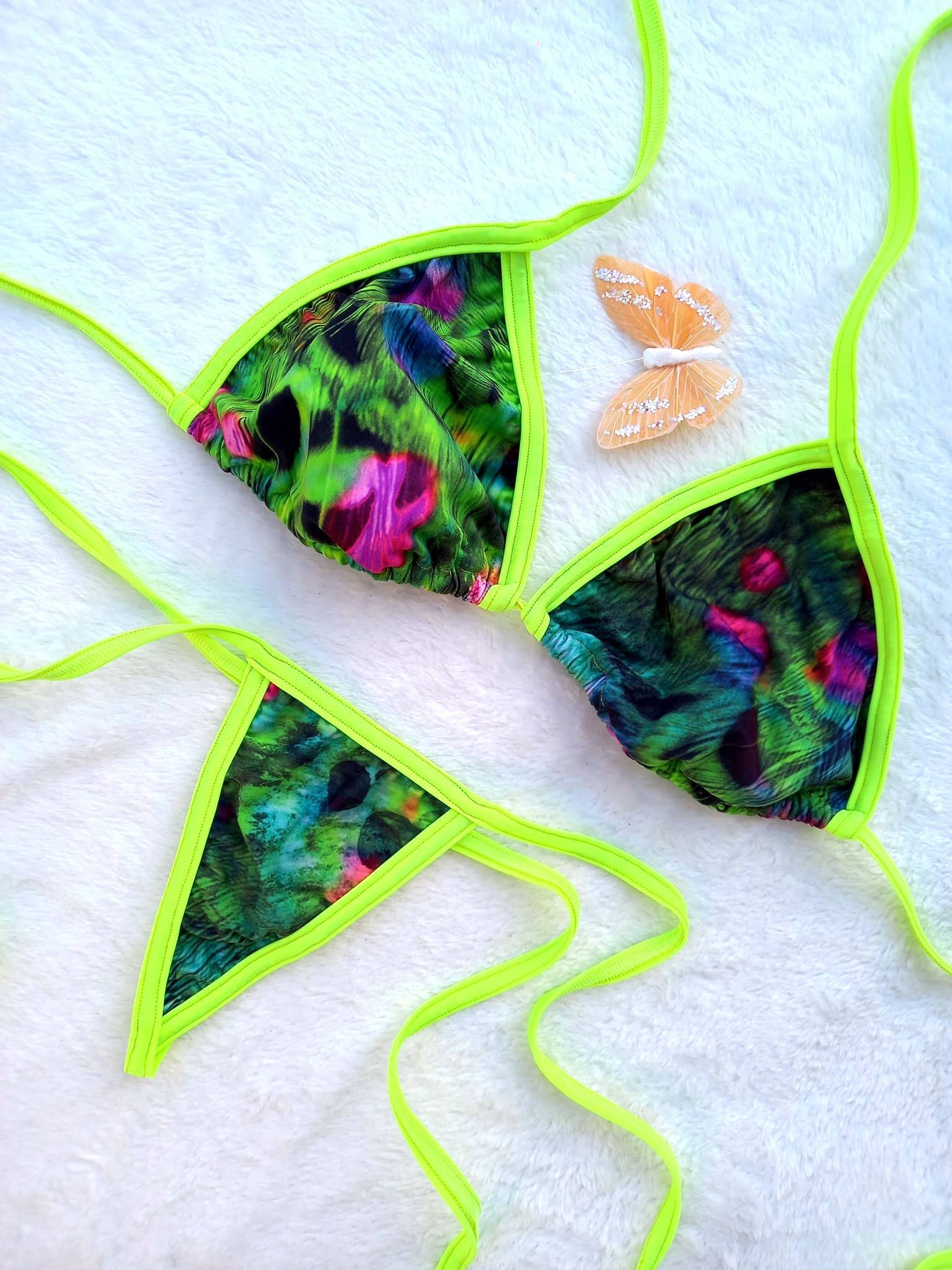 String Thong Animal Pattern Micro Thong Woman Thong Panties Gift