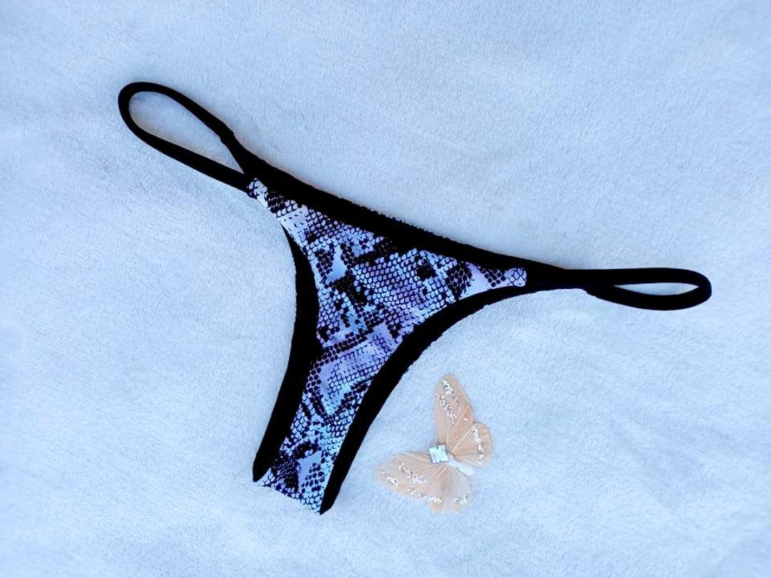 Mid Rise String Woman Seamless Low Rise String Thong Panties - Etsy