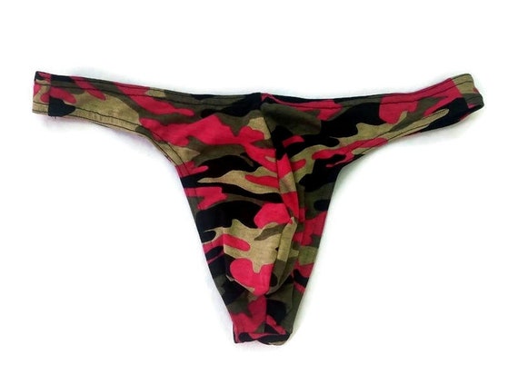 Men's Thong Mens Underwear Cotton Pattern Stretchy Thong - Etsy