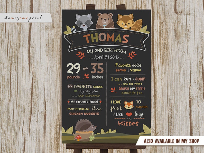 Digital Buntings Woodland Buntings Woodland Birthday Banner Forest Party Banner Printable Party Decoration Woodland Party Banner