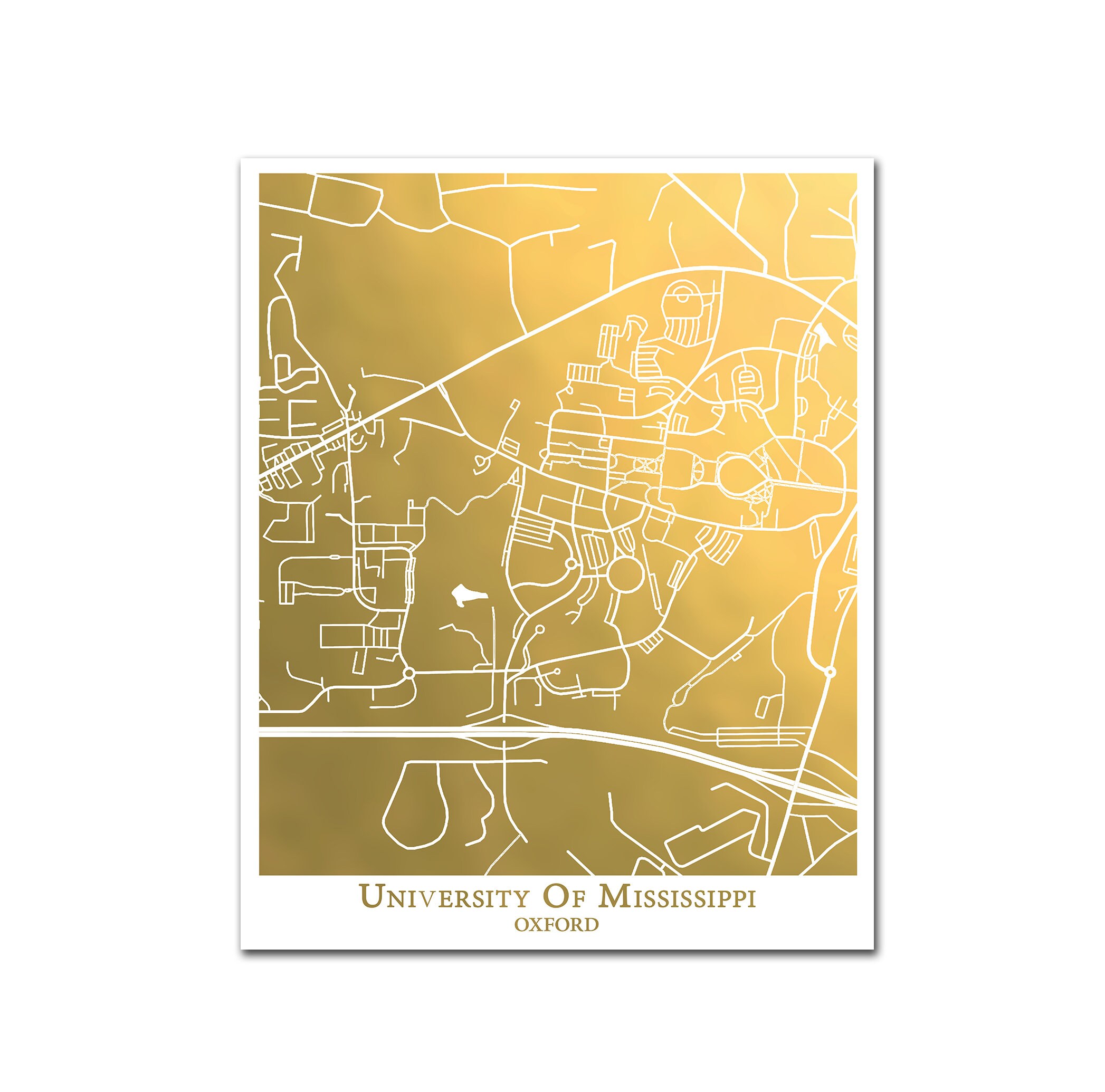 Ole Miss Campus Map