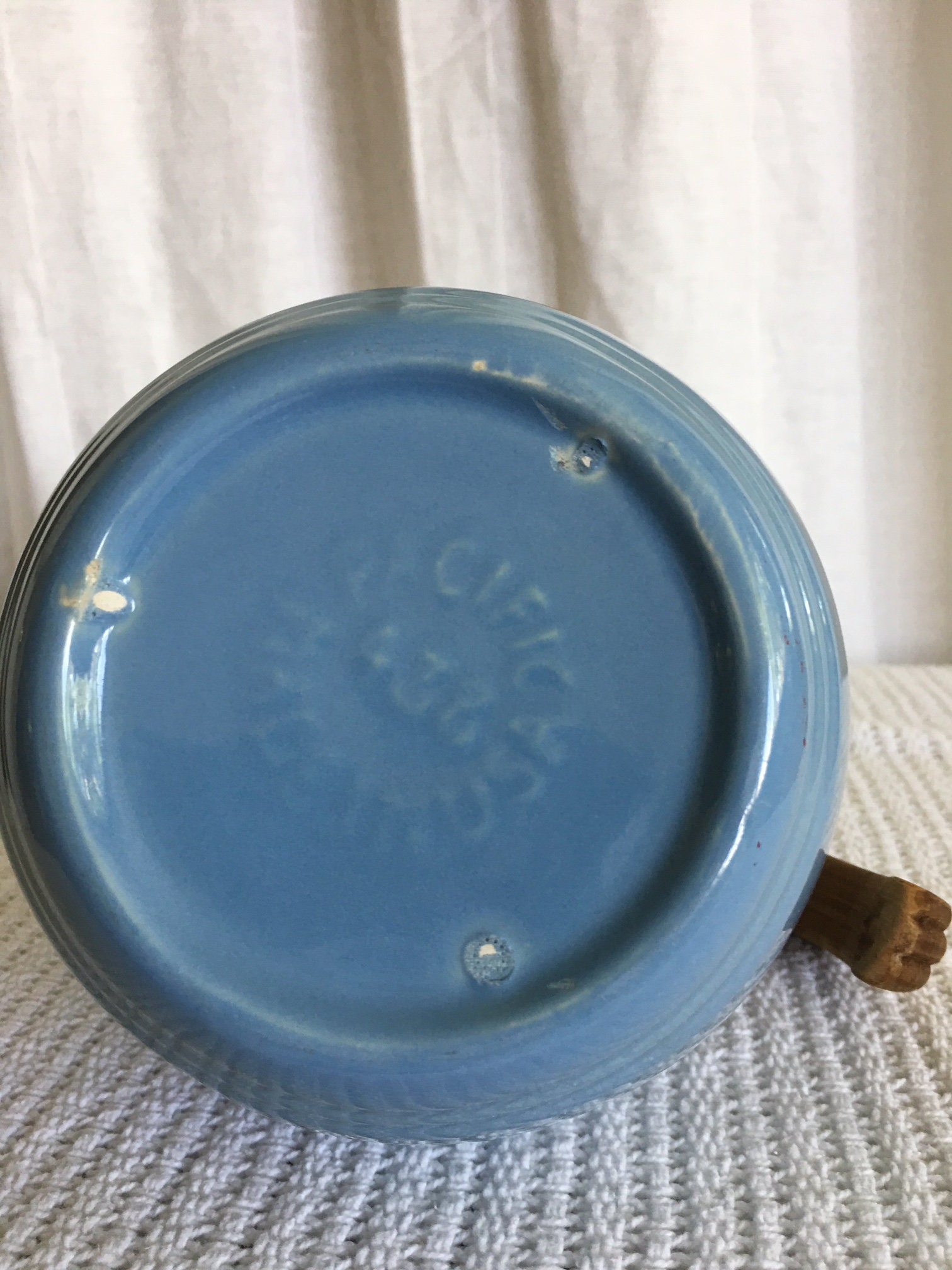 Pacific Pottery Pitcher, Powder Blue, 1930's Etsy