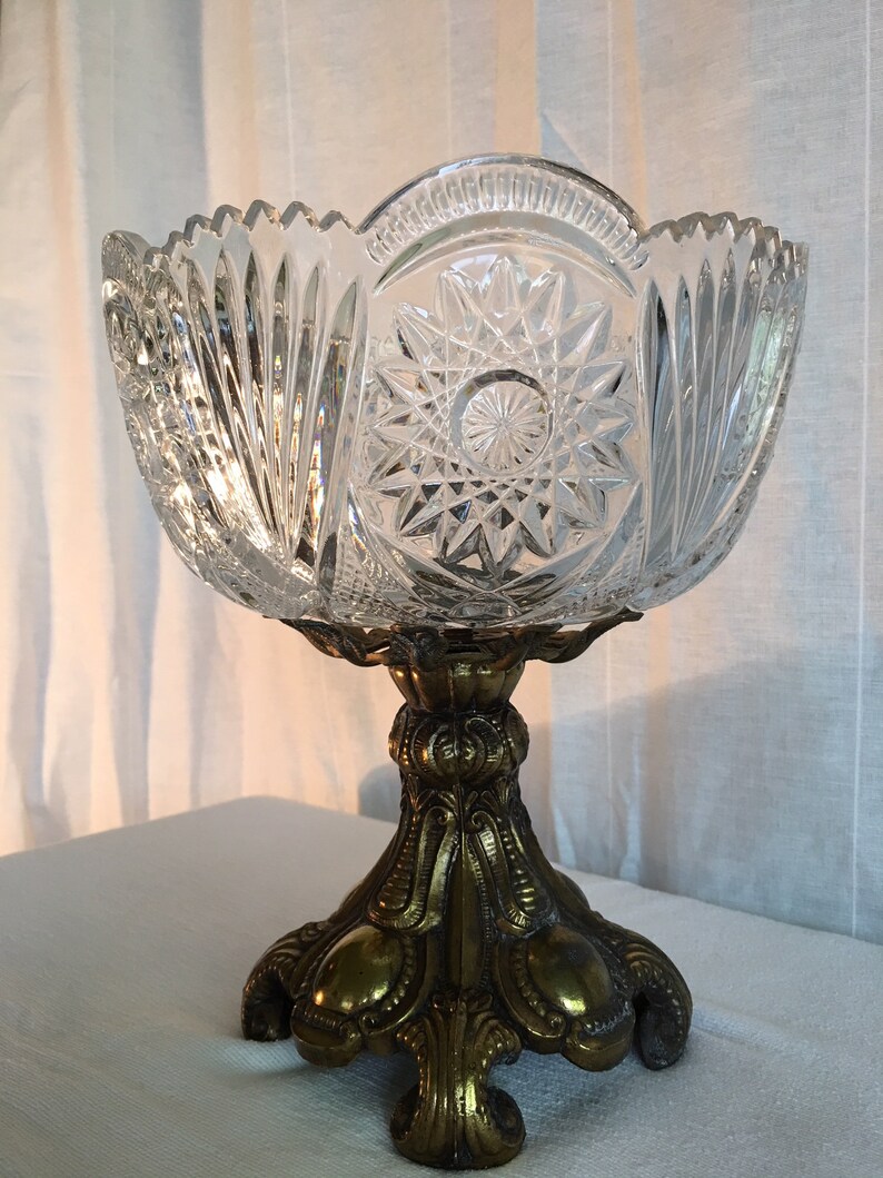 Lead Crystal Vase Western Germany Etsy