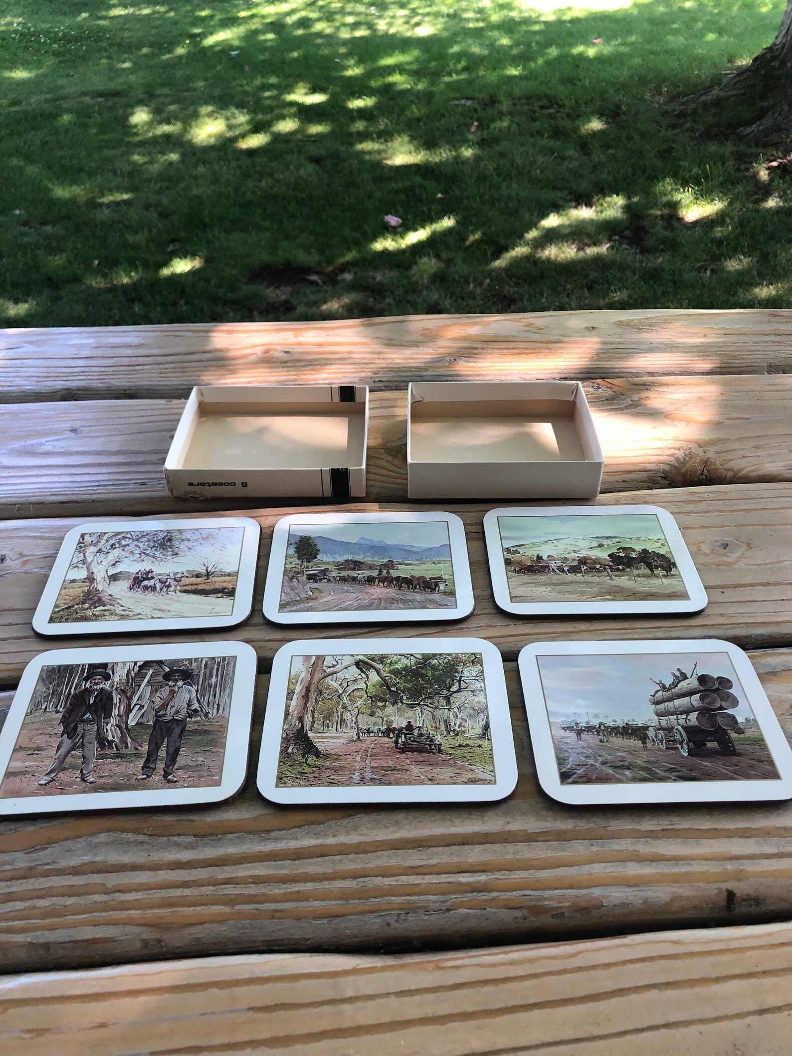 Jason Coasters australian Pioneers 70's Etsy