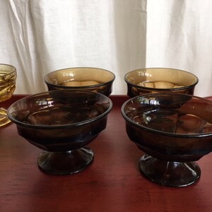 Vintage Amber Glass Collection image 3