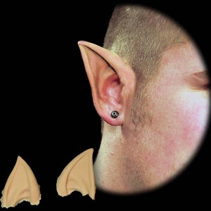 2 Long Elven Elf  Ears Halloween Foam Latex Ear Prosthetic Appliance Costume