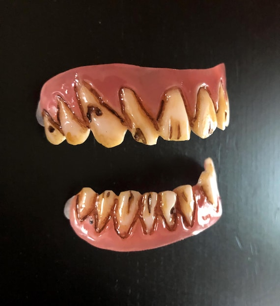 Zombie Teeth Rotting Undead Kostm Applizieren Veneers Distortions 2.0 FX  Reizhne - Etsy sterreich
