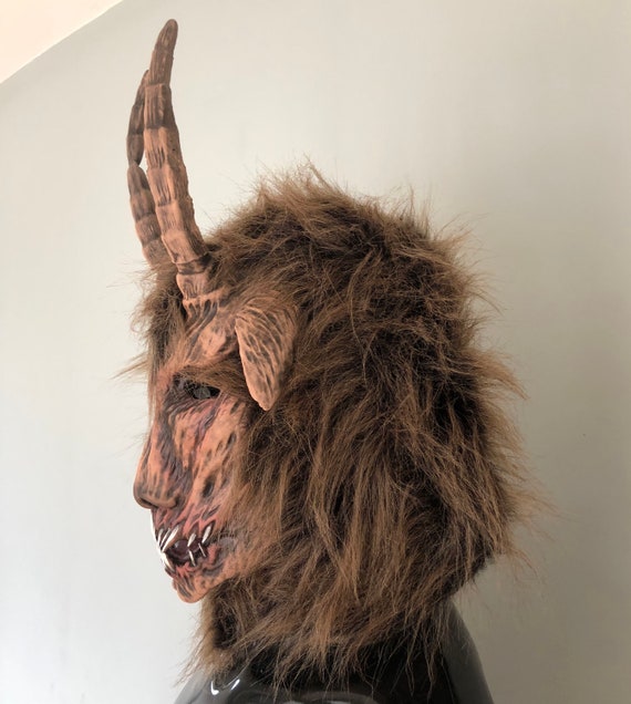 Horned Goat Devil Mask and Legs Complete Costume Combo - Etsy