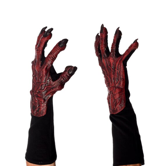 Red Adult Devil Hands Red Adult Devil Hands