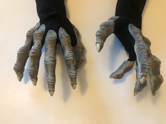 Creepy Long Fingered Gloves Costume Accessory Creepy Long Fingered Gloves Costume Accessory