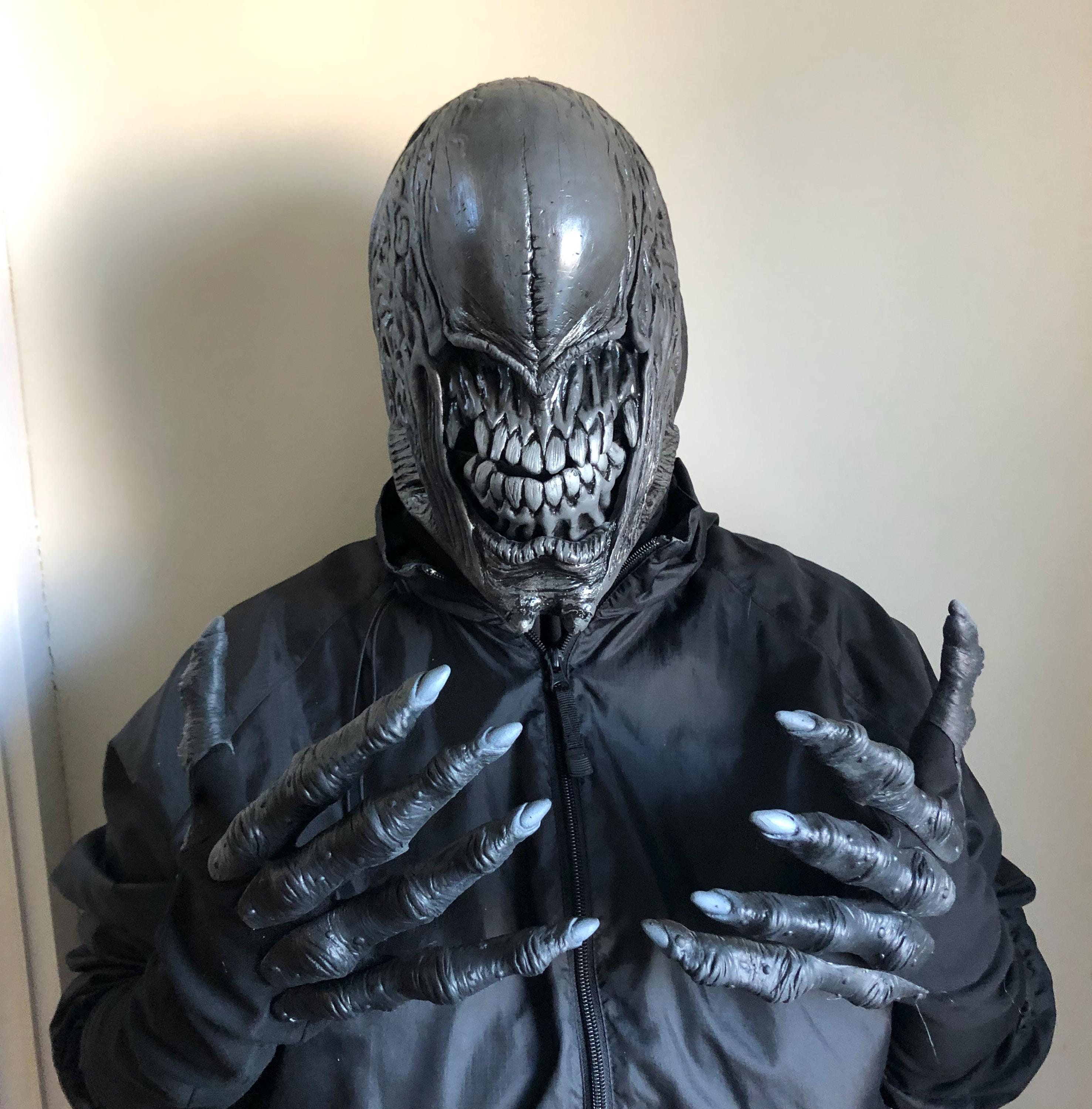 Alien Maske Halloween 2025 - Realistische Gruselmaske Aus Silikon Für Karneval & Party