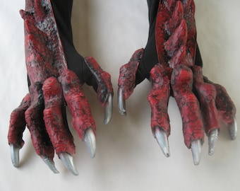Gants Halloween Adultes Gants De Griffe De Dragon Avec Ongles