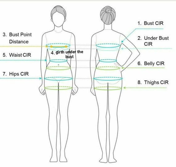 dress measurements guide