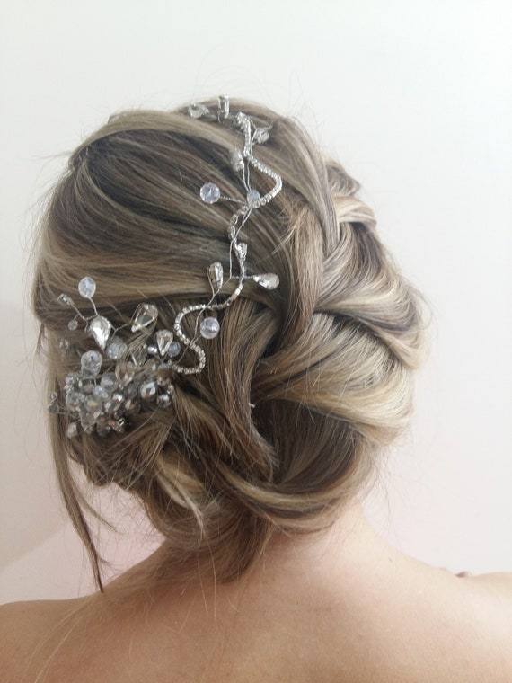 Pearl Hair Vine Wedding Hair Pins Pearl Hair Pins Bridal Etsy