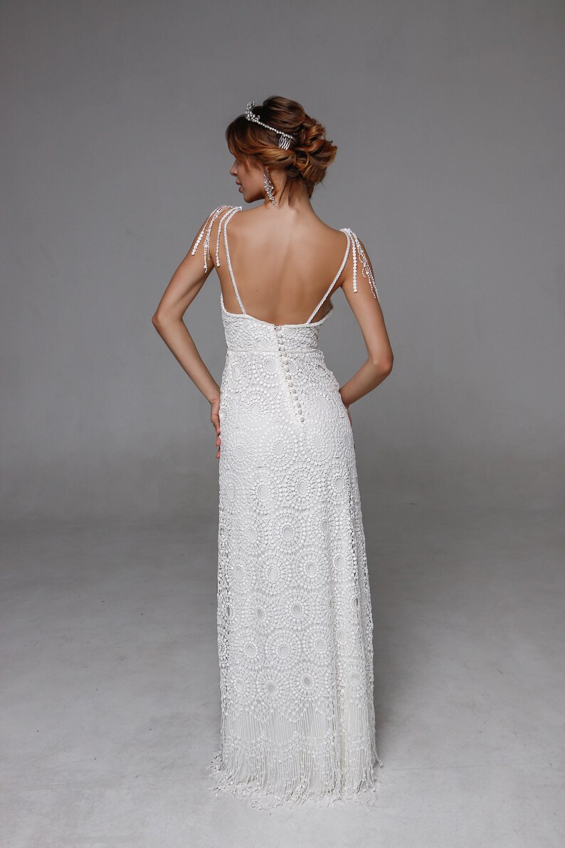 Mermaid Wedding Gown Silhouette Wedding Dress Lace Wedding