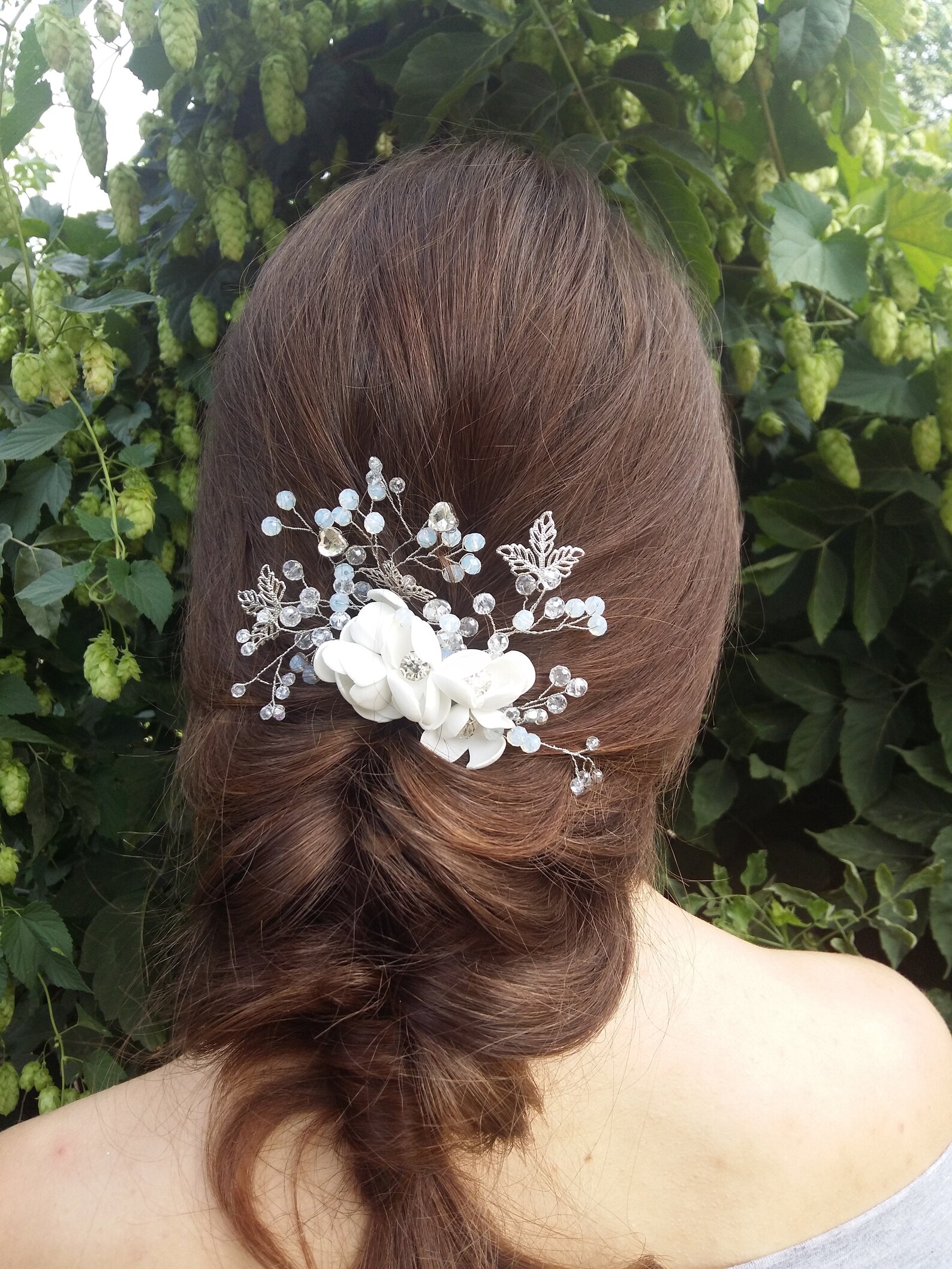 Flowers Hair Pins Wedding Bobby Pins Wedding Hair Pins Etsy