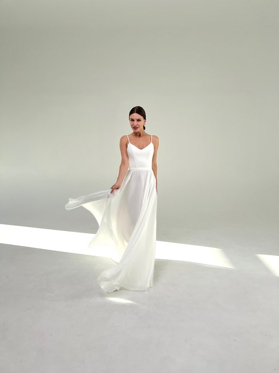 sachin and babi light blue dress 3 satin ballgown dresses for the classic bride🤍 we’re obsessed with these  simple yet elegant styles, 🤍Follow @whiteswanbridalboutique for more  bridal inspiration and wedding dress ideas!, 🔗Visit