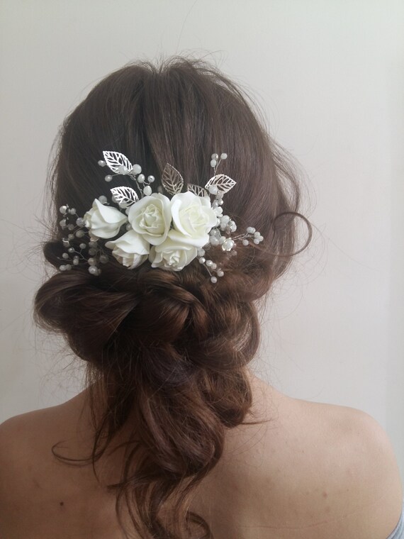 Swarovski Crystal Hair Pin Pearl Hair Pins Bridal Wedding | Etsy