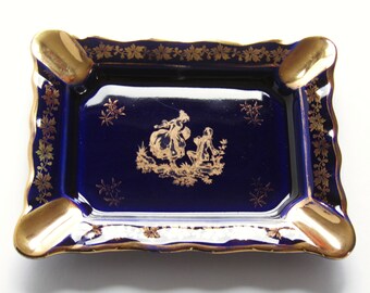 Limoges Veritable Porcelaine D'art - Aschenbecher/Trinket Schale